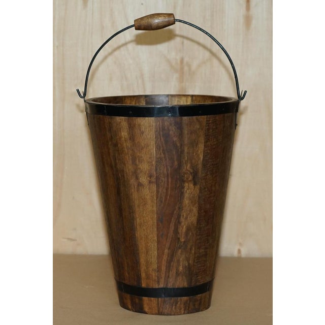 Vintage Bollinger Champagne Coolers or Log Wood Buckets, Set of 2 For Sale - Image 11 of 16