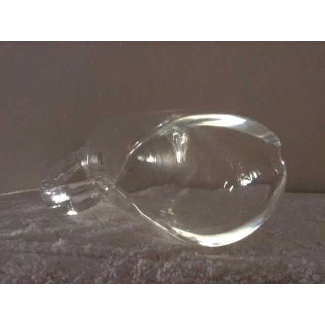Authentic Steuben Genuine Crystal 1955 10 1/4" Split Handle Martini Pitcher/Carafe #8077, Signed For Sale In Greenville, SC - Image 6 of 11