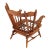 1930s Set of Chiavari Chestnut Rocking Chairs with Springs, 1930s For Sale - Image 5 of 7