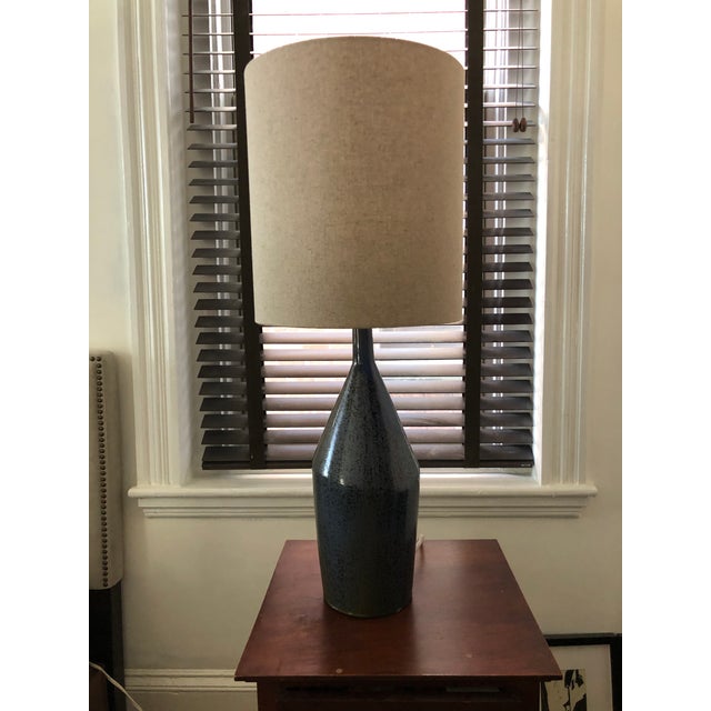 Assymetric Ceramic Table Lamp by West Elm with Shade Chairish