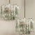 Gold Large Modern Chrome & Ice Glass 3-Tier Chandeliers by J. T. Kalmar, Set of 2 For Sale - Image 8 of 18