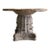 Late 19th Century European-Style Round Natural Stone Dining Table With Ornate Carved Pedestal For Sale