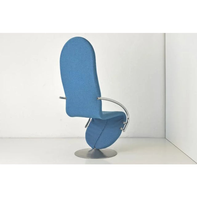 1-2-3 Series Highback Chair by Verner Panton for Fritz Hansen, Denmark, 1973 For Sale - Image 6 of 13
