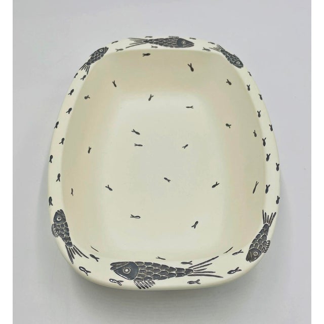 Emilia Castillo Vintage Emilia Castillo Porcelain & Pure Silver Serving Bowl, Mexican Modern For Sale - Image 4 of 18