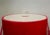 Plastic 1960s Morgan Design Bucket Brigade 15" Tall Red Ice Bucket For Sale - Image 7 of 18