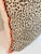 Textile Animal Print Toss Pillow With Coral Linen Details For Sale - Image 7 of 12