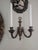 Vintage Pair of Brass Double Arm Wall Candle Scones - a Pair For Sale - Image 11 of 12