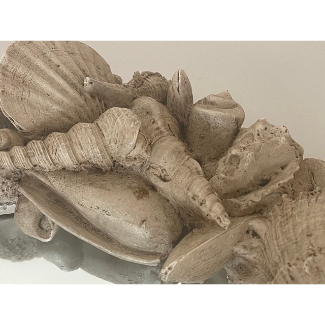 1940s Grotto Sea Shell Mirror Serge Roche Style For Sale - Image 4 of 4