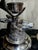 Metal 1950s Pair of Carole Stupell Stag Silverplate Hurricane Lamps For Sale - Image 7 of 13