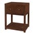 Chocolate Nora 21 in. W Rectangular Wood 1 Drawer Small Nightstand with Lower Open Shelf, Walnut For Sale - Image 8 of 8