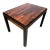 Mid Century Modern Rosewood and Ebonized Wood Side Table by Founders Furniture For Sale
