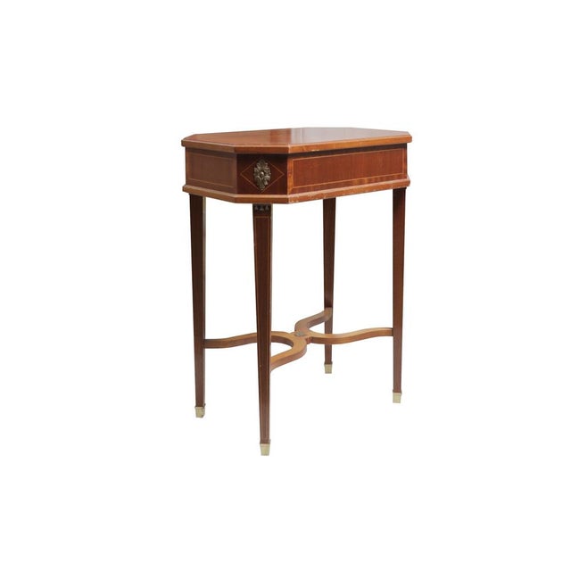 Gustavian (Swedish) Gustavian Side Table, 1940s For Sale - Image 3 of 6