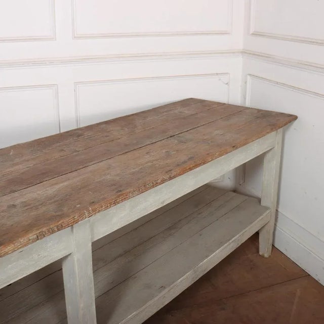 Wood Large Country House Prep Table For Sale - Image 7 of 9