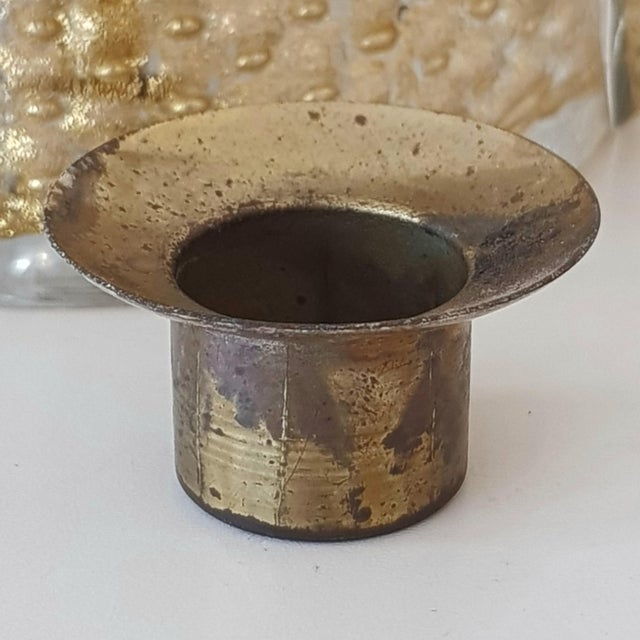 Candleholders / Lamp bases attributed to Archimede Seguso, Murano, Set of 2 For Sale - Image 9 of 18