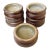 French Ceramic Butter Pats/Salt Cellars, Set of 5 For Sale