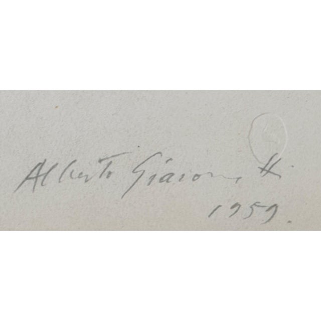 Alberto Giacometti, Portrait of Meyer, 1963, Original Lithograph For Sale - Image 7 of 9