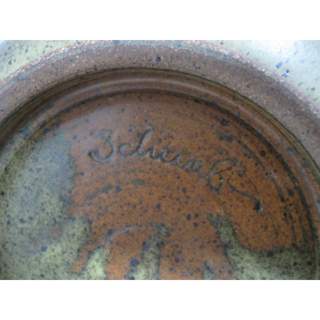 Wally Schwab Pacific Nw Master Pottery XL Serving Mixing Bowl 17" For Sale - Image 13 of 17