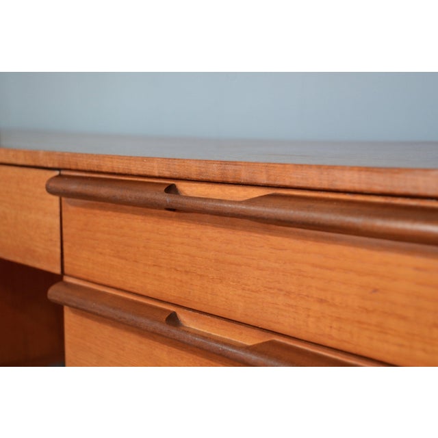 Wood Mid-Century Modern Desk in Teak from Avalon, 1960s For Sale - Image 7 of 11