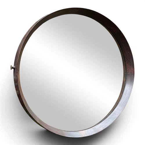 Vintage Scandinavian Teak Mirror, 1960s For Sale - Image 3 of 3