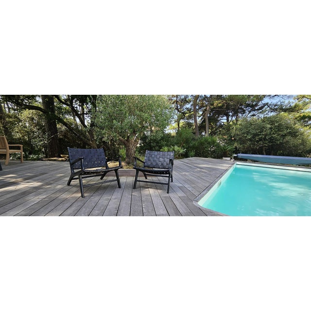 Hollywood Armchairs by Olivier de Schrijver, 1980s, Set of 2 For Sale - Image 4 of 5