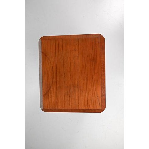 Teak Fliptop Bar Cart For Sale - Image 12 of 14