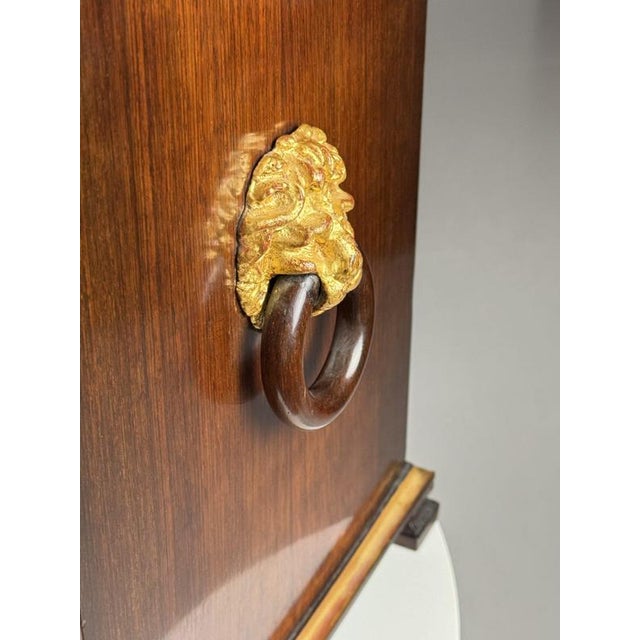 Small Art Cabinet with Achitectural Marquetry, 1700s For Sale - Image 14 of 18