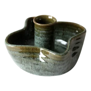Vintage Studio Pottery Candlestick Holder