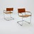 Mid-Century Bauhaus Cognac Armchair by Mart Stam and Marcel Brauer for Fasem, 1980s For Sale - Image 6 of 11