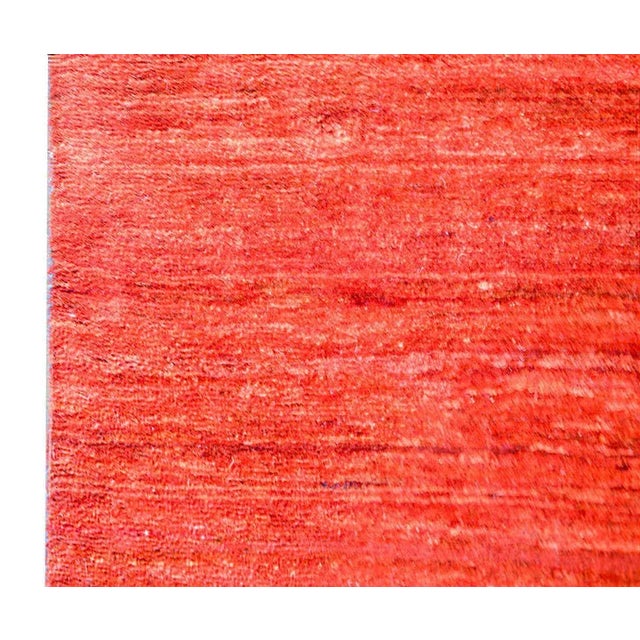 Tribal Vintage Mid Century Gabbeh Rug For Sale - Image 3 of 10