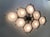 21st Century Beehive Satin Black Nickel Glossy Gray Murano Flush Mount by Fabio LTD For Sale - Image 9 of 9
