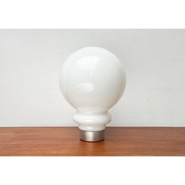 Metal Mid-Century Italian Space Age Spare Glass for Floor Lamp from Mazzega, 1960s For Sale - Image 7 of 11