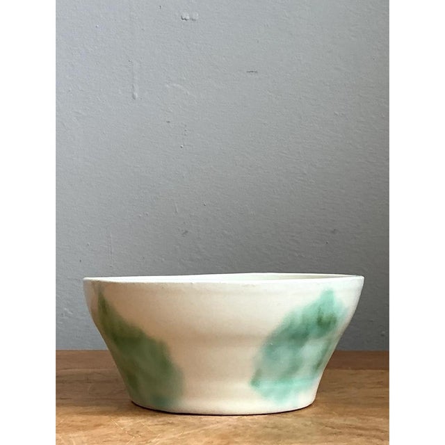 Vintage Abstract Glazed Ceramic Bowl For Sale - Image 11 of 12