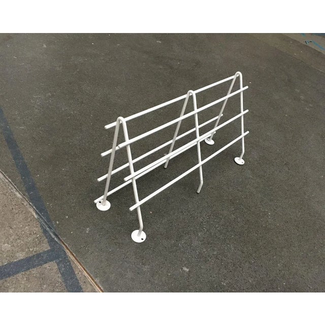 1960s Mid-Century Modern Minimalist Coat Metal Rack, 1960s For Sale - Image 5 of 18