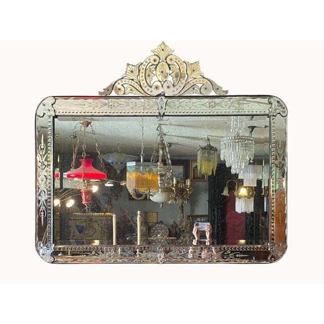 Venetian Mirror in Glass For Sale - Image 18 of 18
