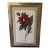 Vintage Framed Botanical Dahlia Needlepoint- Decorative Arts Inc. For Sale