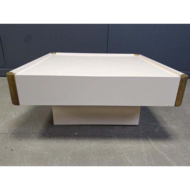 Hollywood Regency Vintage Coffee Table attributed to Cidue, 1970s For Sale - Image 3 of 9