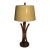 Vintage Natural Bamboo Table Lamp in the Style of Paul Frankl For Sale
