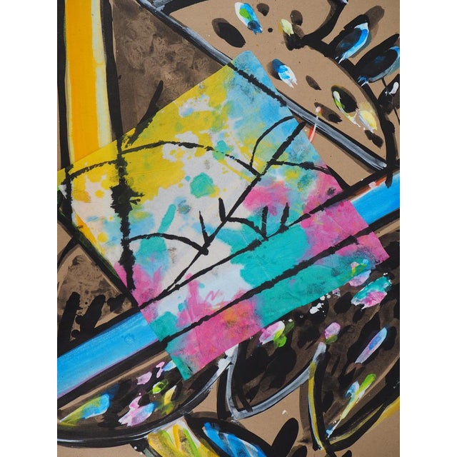 Jacques Poli, The Parakeets IV, Original Watercolor For Sale - Image 4 of 7