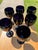 Libbey Glass Co. 1960s Libby Crystal Black Amethyst Wine Glasses - Set of 8 For Sale - Image 4 of 12