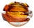Blockglas Amber Globe Vase from Rosenthal Creative Center, Germany, 2012 For Sale