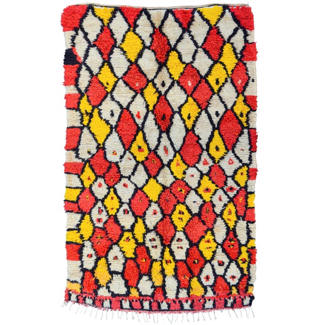 Mid 20th Century Vintage Moroccan Rug - 6'4'' X 10' For Sale - Image 13 of 13