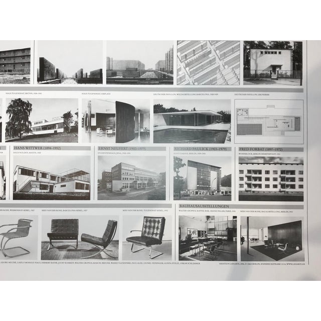Paper The Bauhaus in Weimar, Dessau, and Berlin 1919-1933 Poster, 2000 For Sale - Image 7 of 13