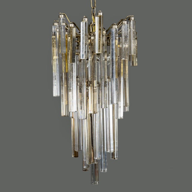 Tan Chandelier from Venini, 1965 For Sale - Image 8 of 15