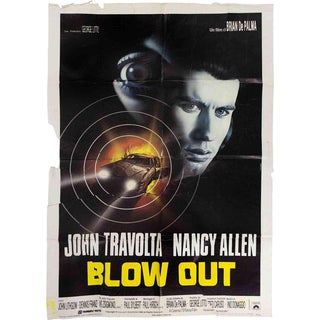 Vintage Italian Blow Out Poster, 1980s For Sale