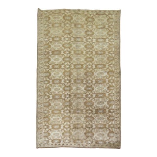 Brown Vintage Turkish Rug - 6'2" x 9'5" For Sale