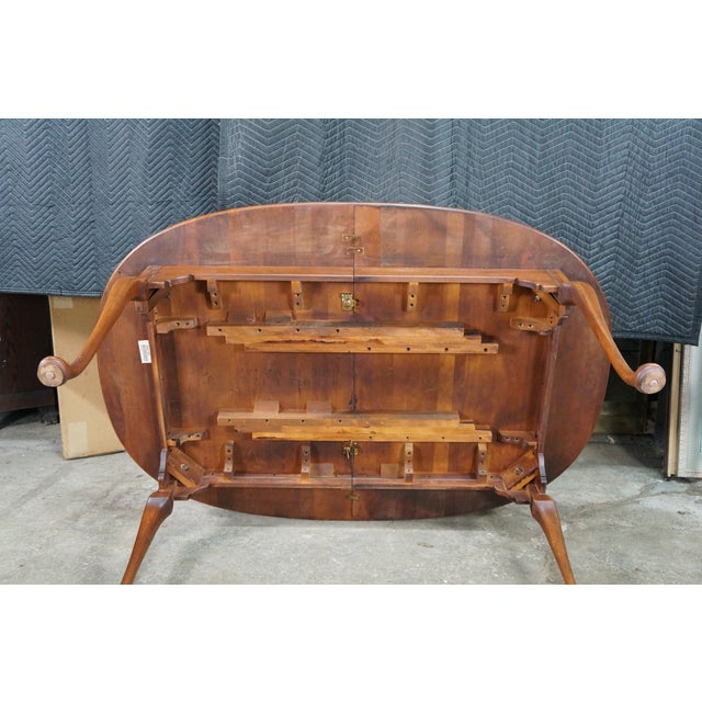 Vintage Lexington Bob Timberlake Cherry Queen Anne Farmhouse Dining Table 94" For Sale - Image 18 of 18