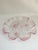 Vintage Large Pink Mikasa Ruffled Floral Serving Tray For Sale - Image 10 of 10
