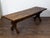Italian 1800s Walnut Farm Table with Carved Legs, Stretcher and Weathered Patina For Sale - Image 11 of 12