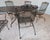 Mid-Century Modern Vintage Russel Woodard "Primrose" Wrought Iron Family Patio, 7 Pieces For Sale - Image 3 of 18