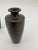 Vintage Japanese Silver Inlaid Bamboo Design Bronze Vase Set of 2 Meiji Period For Sale - Image 10 of 17